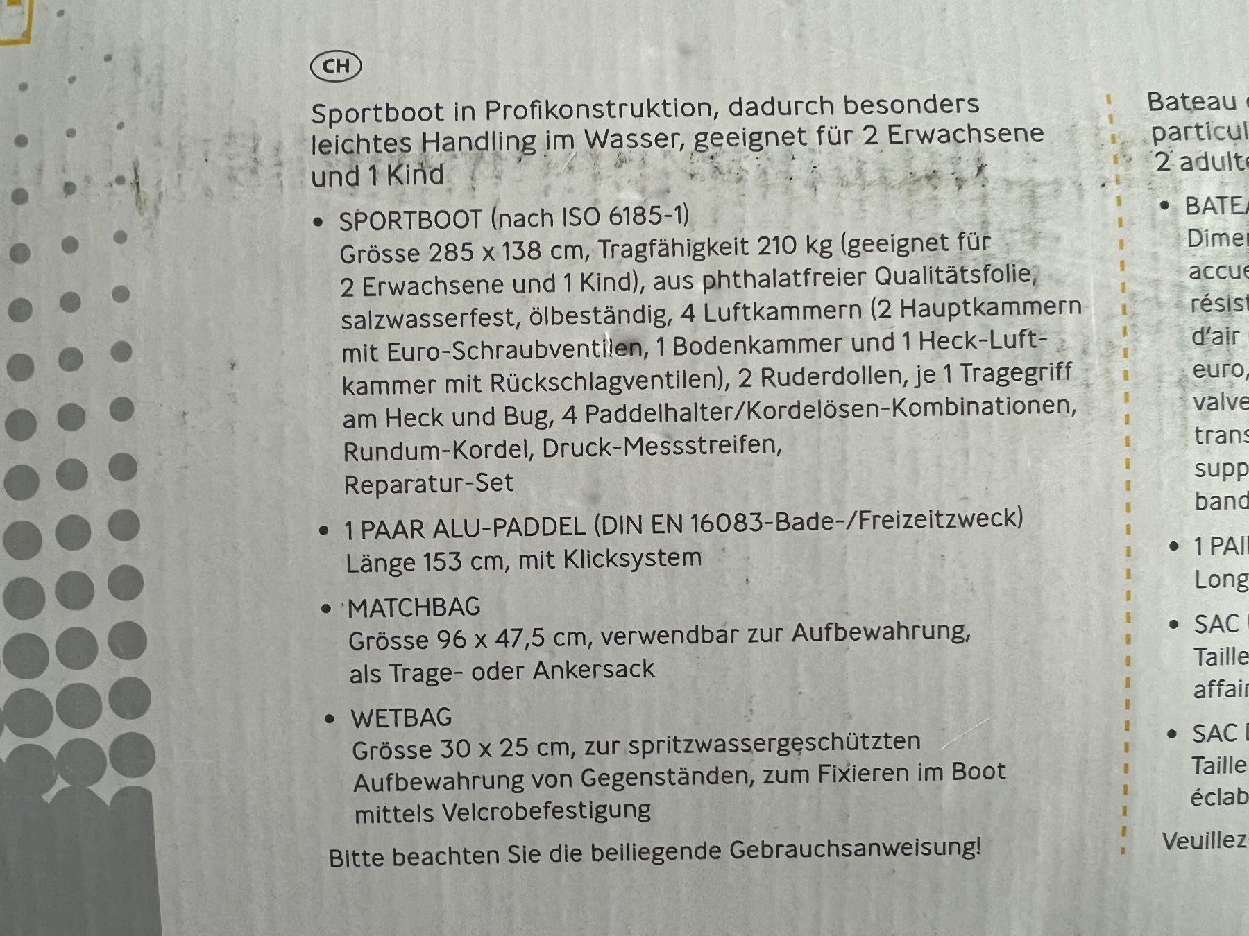 Boote: Sportboot-Set – Neu und originalverpackt aus Eglisau von Soulu 3