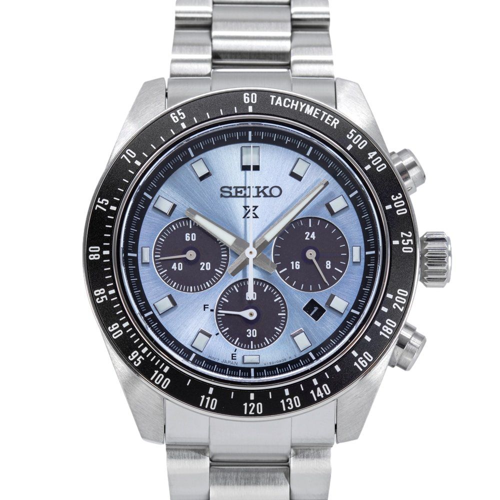 Seiko Orologi: Seiko Men's SSC935P1 Prospex Speedtimer Quartz Solar – Nuovo e nell'imballaggio originale da Schindellegi venduto da harveystore 1