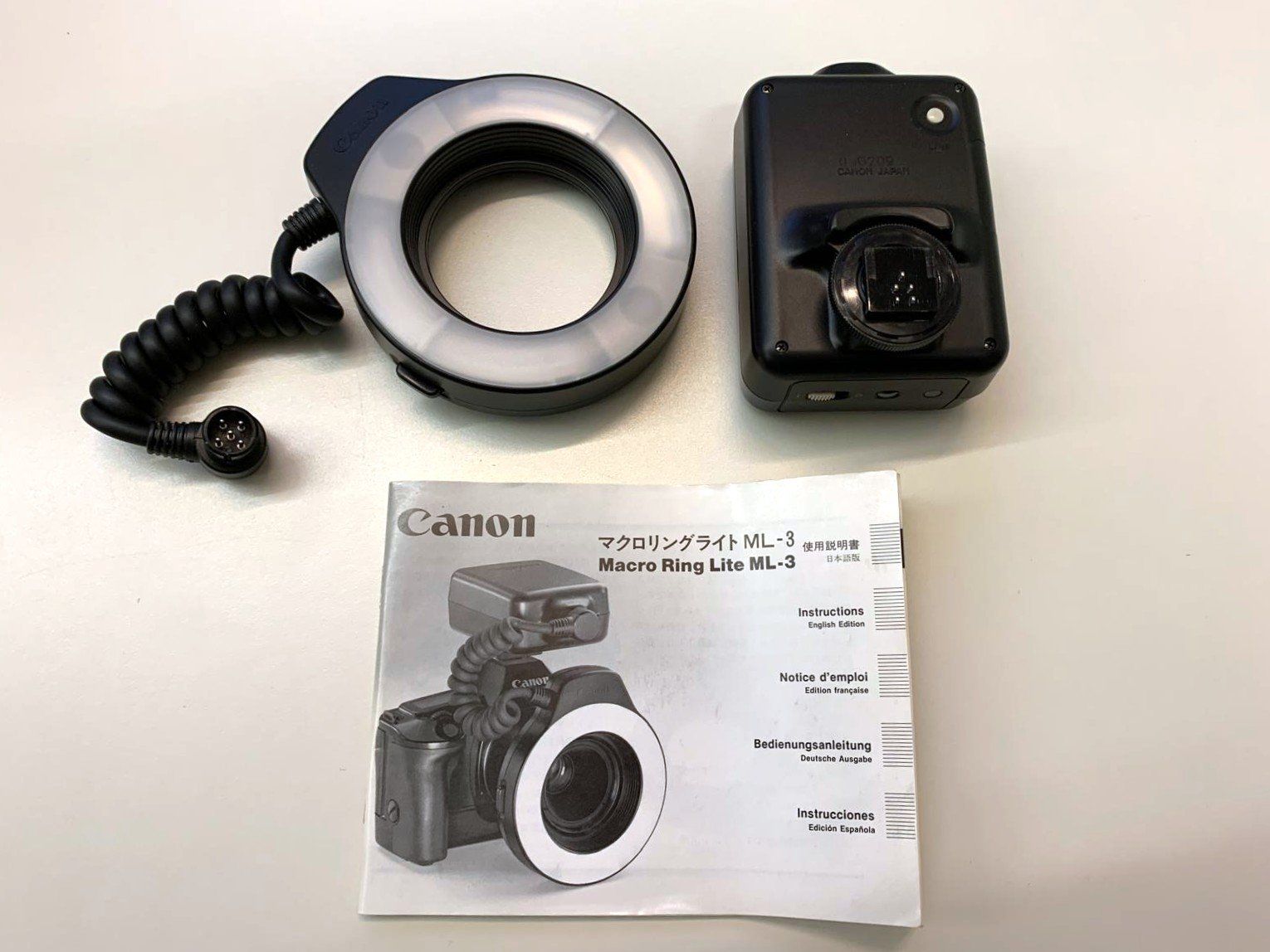 Canon Flash: Canon Macro Ring Lite ML-3 – Nuovo (secondo la descrizione) da Münchenstein venduto da Licontrol 1