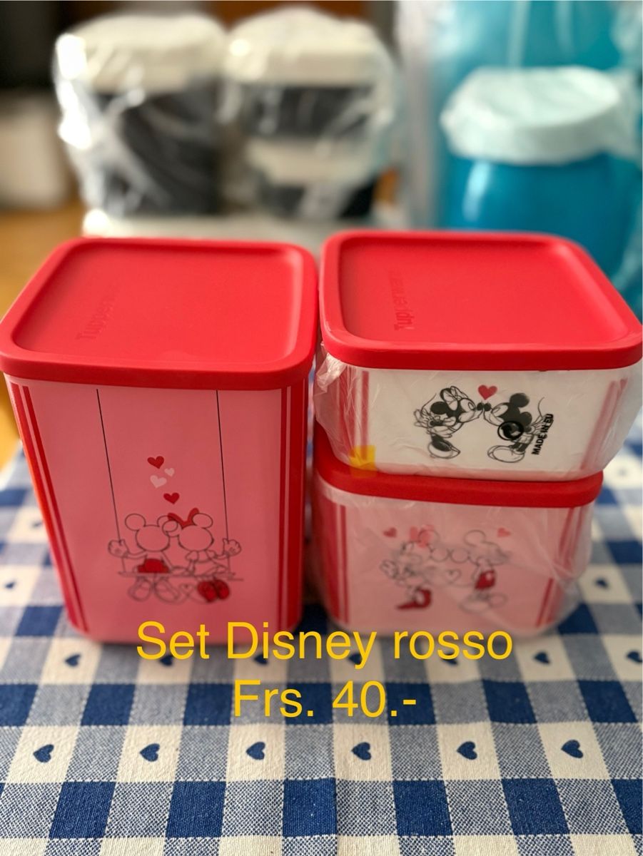 Tupperware Contenitori & Simili: Tupperware Set contenitori Disney (3) – Nuovo (secondo la descrizione) da Novazzano venduto da jen_hx8j