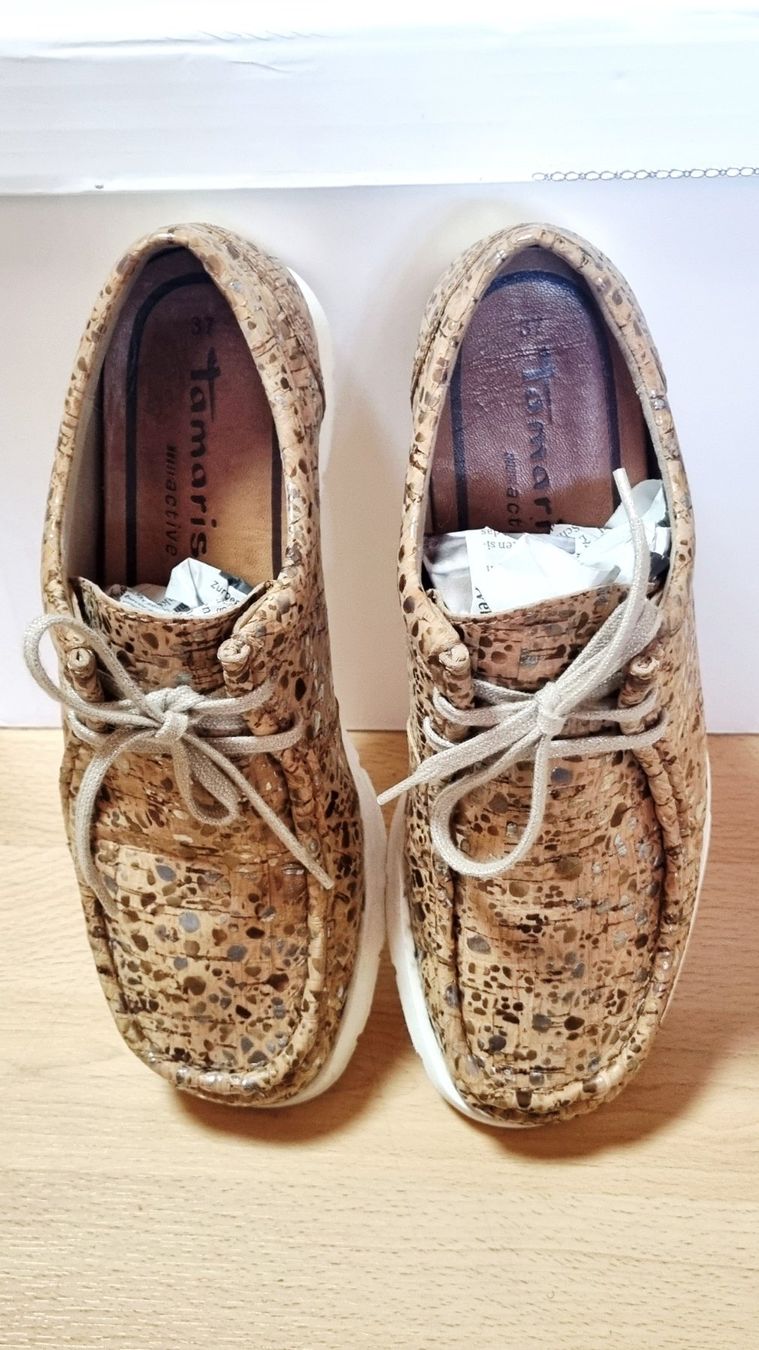 Scarpe da donna: Sioux Grashopper Schnürschuh Gr. 37 Kork-Optik – Usato da Effretikon venduto da lenalisa63 2