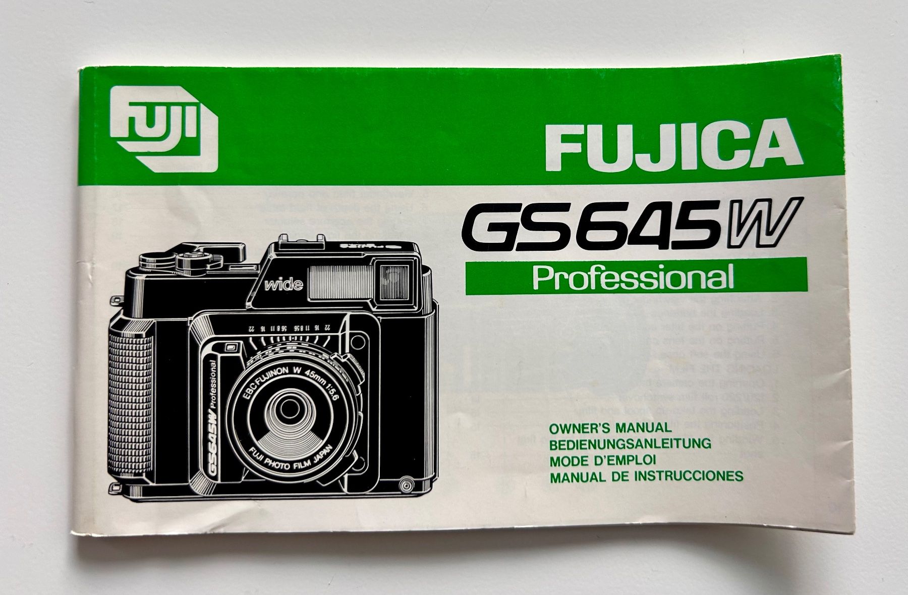 Fujica Fotocamera: Fujica GS 645W Professional – Usato da Immensee venduto da Spengler8