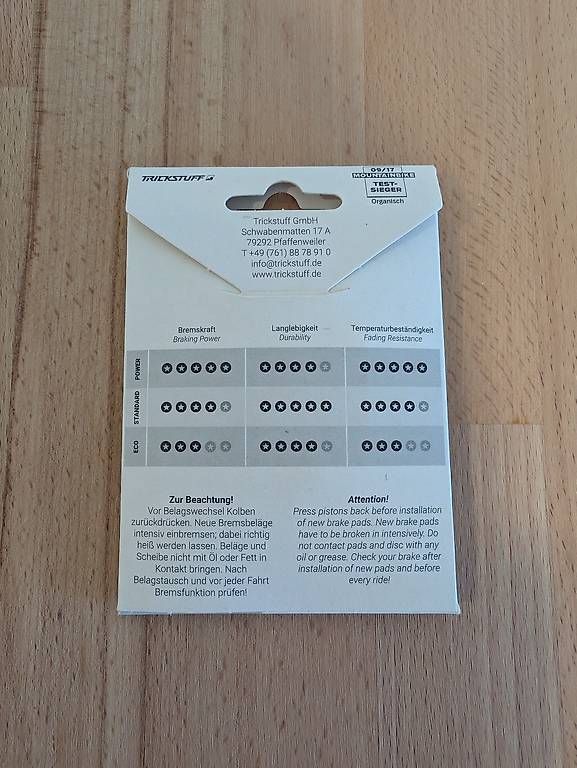 Ersatzteile: Trickstuff 730 Power+ Brake Pads (NEW) – Gebraucht aus Bulle von greg_zt 3