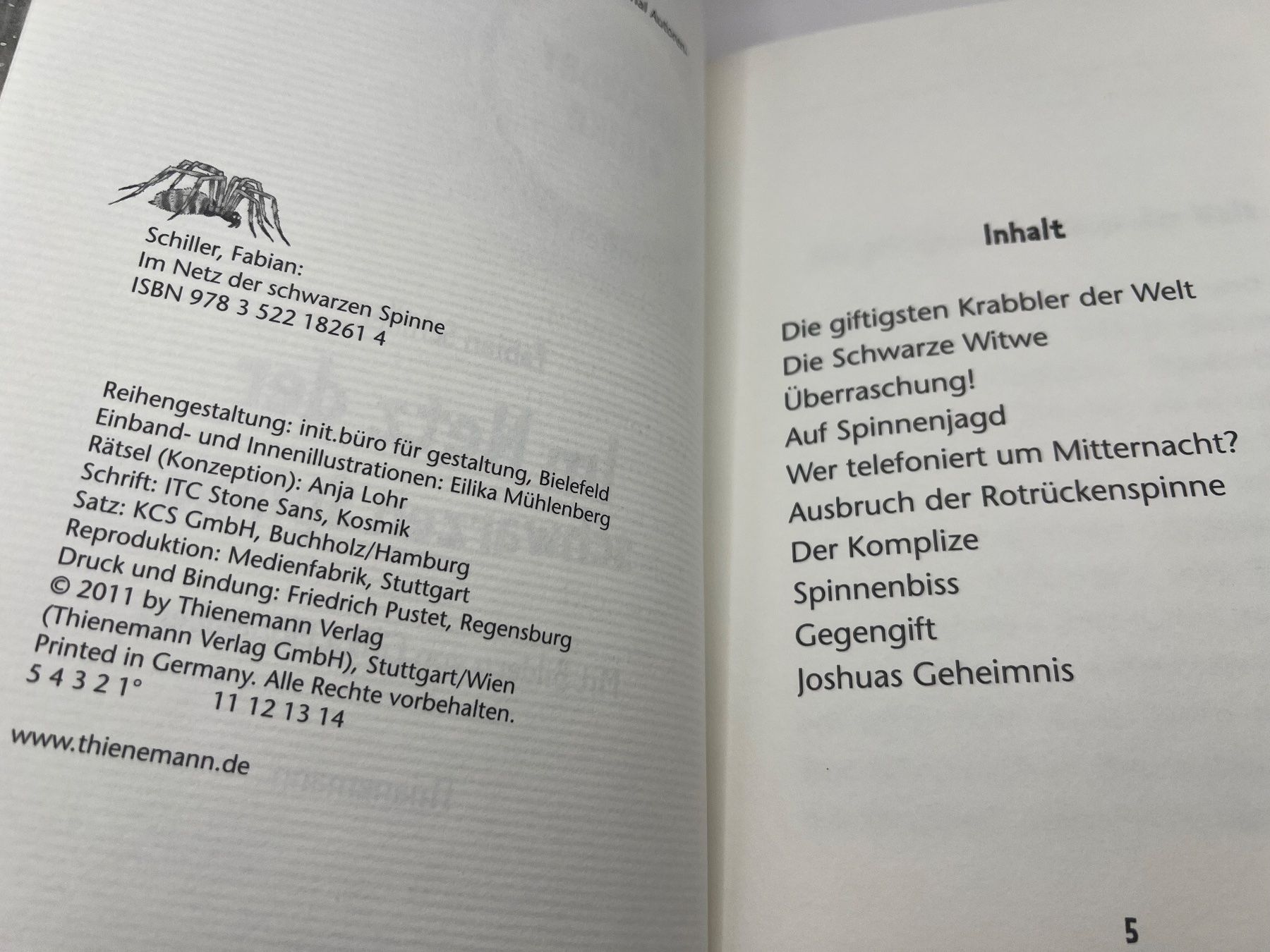 Bücher: 📖 Im Netz der schwarzen Spinne Codewort Risiko1 F. Schiller – Neu und originalverpackt aus Vaduz von NotNeeded 5