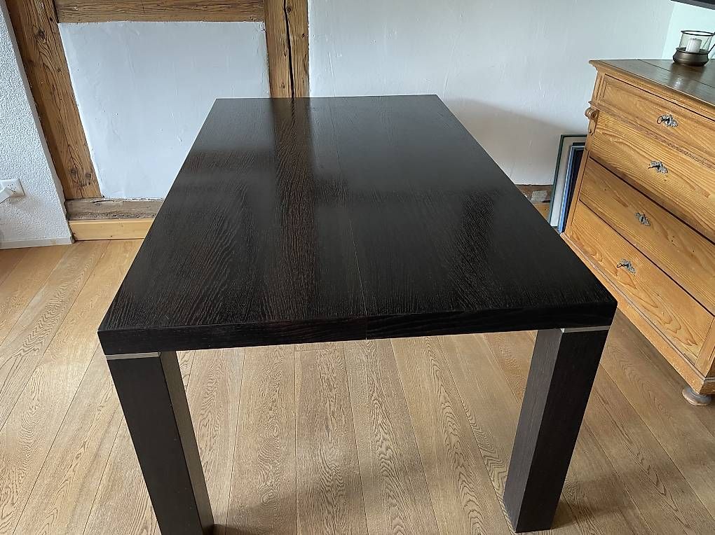 Set di tavolo e panche: Esstisch Schwarz_Inklusive 4 Stühle – Usato da Jonen venduto da Jamber01 2