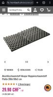 Schalldämmmatte Akustikschaumstoff Wellenmuster Grau 2m×1m