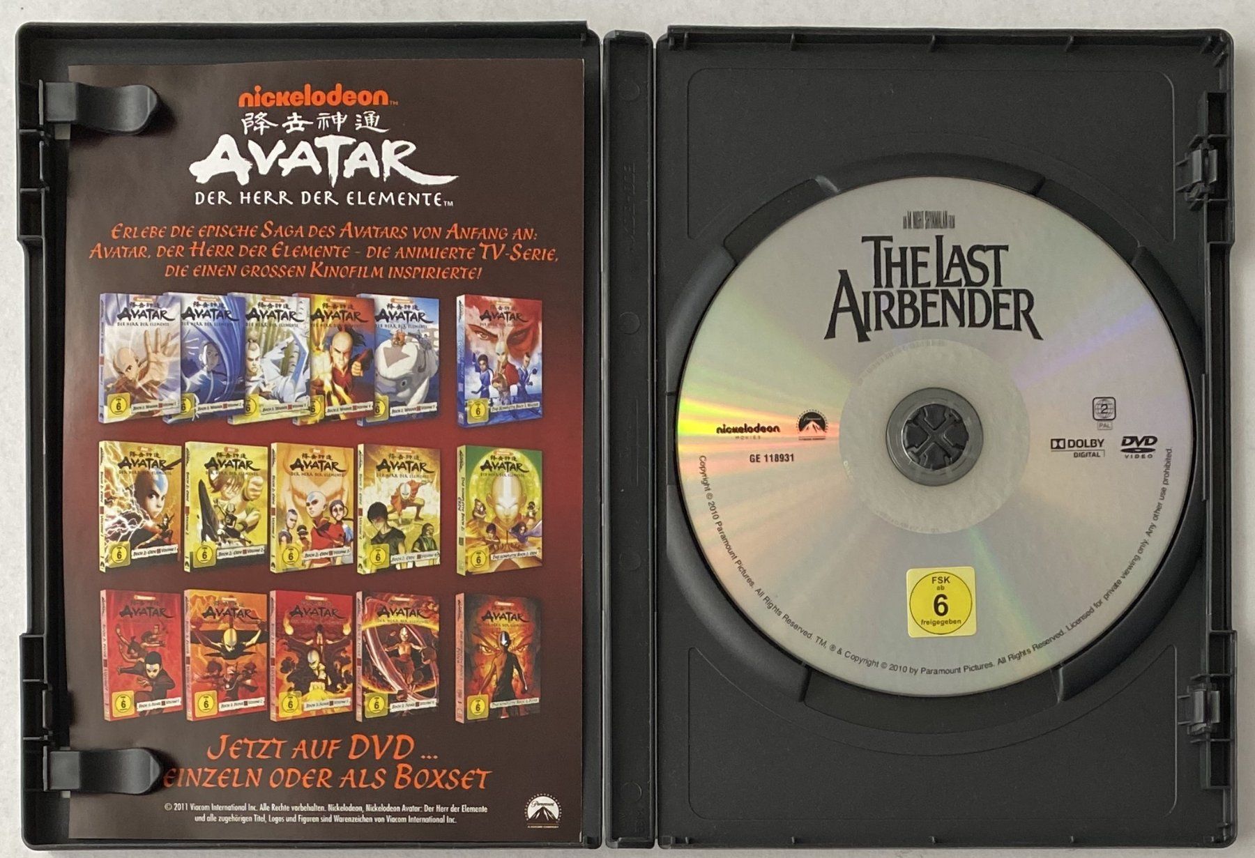 Tutti i DVDs: Die Legende von Aang – Usato da Flums venduto da Asquillo 3