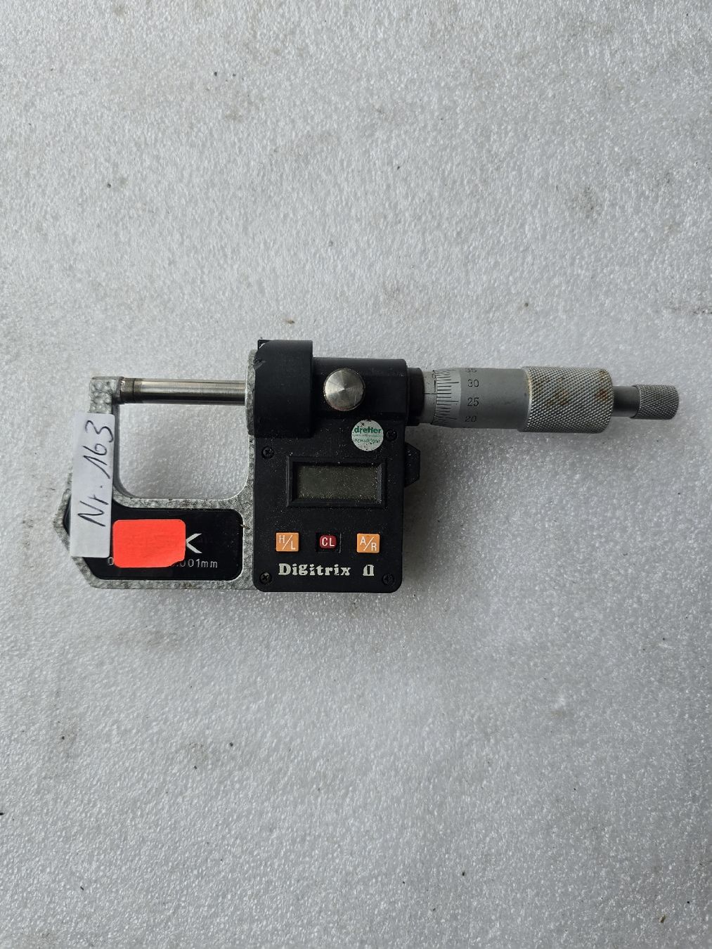 Misurare: Digitales Mikrometer  – Usato da WIL SG venduto da Sprin319