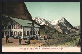 Grindelwald, Hotel Grosse Scheidegg mit 