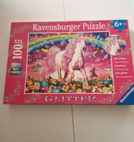 Glitter Puzzle Einhorn