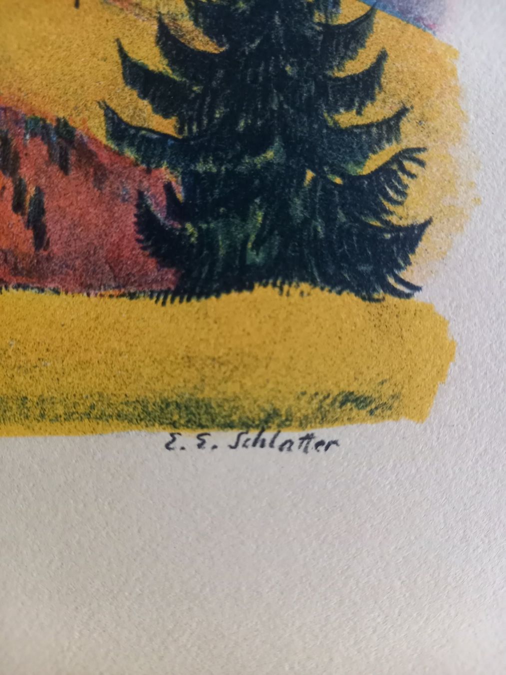 Grafica & Litografie: Ernst Emil Schlatter - Säntiskette St . Gallen – Usato da Genève venduto da eti_lnc7 1
