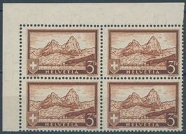 1931 - Gebirgslandschaften - Viererblock - postfrisch **