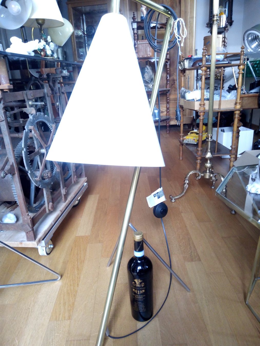 Lampen: Mid- Century Designer Ambiente Lampe Weiß – Gebraucht aus Zürich von edi_c2m6 1