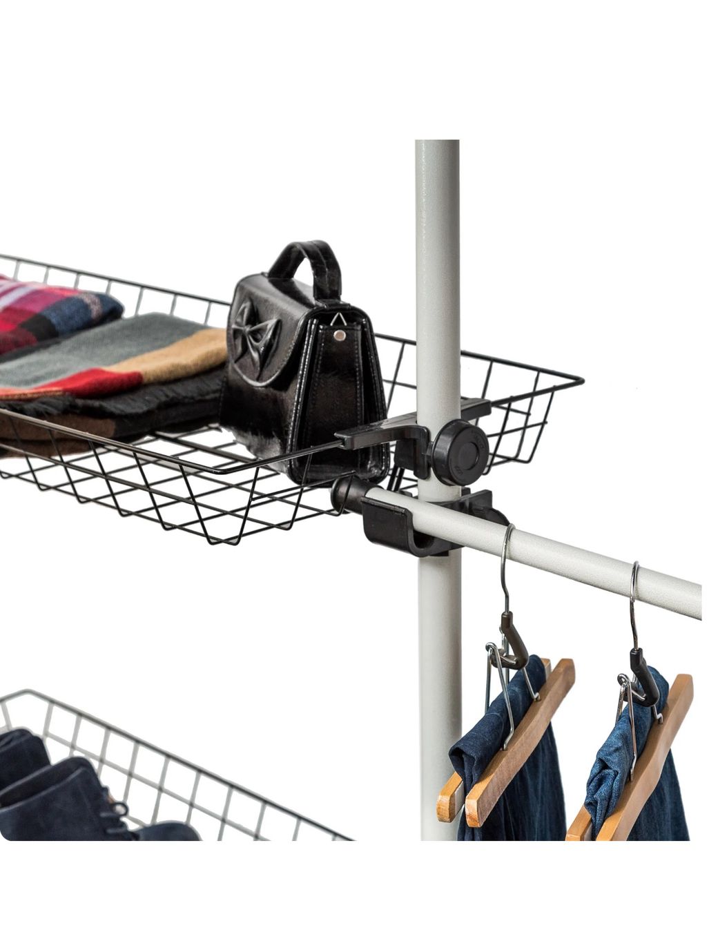 Scaffali: neues Teleskop-Garderobensystem – Nuovo e nell'imballaggio originale da Necker venduto da liq24 2