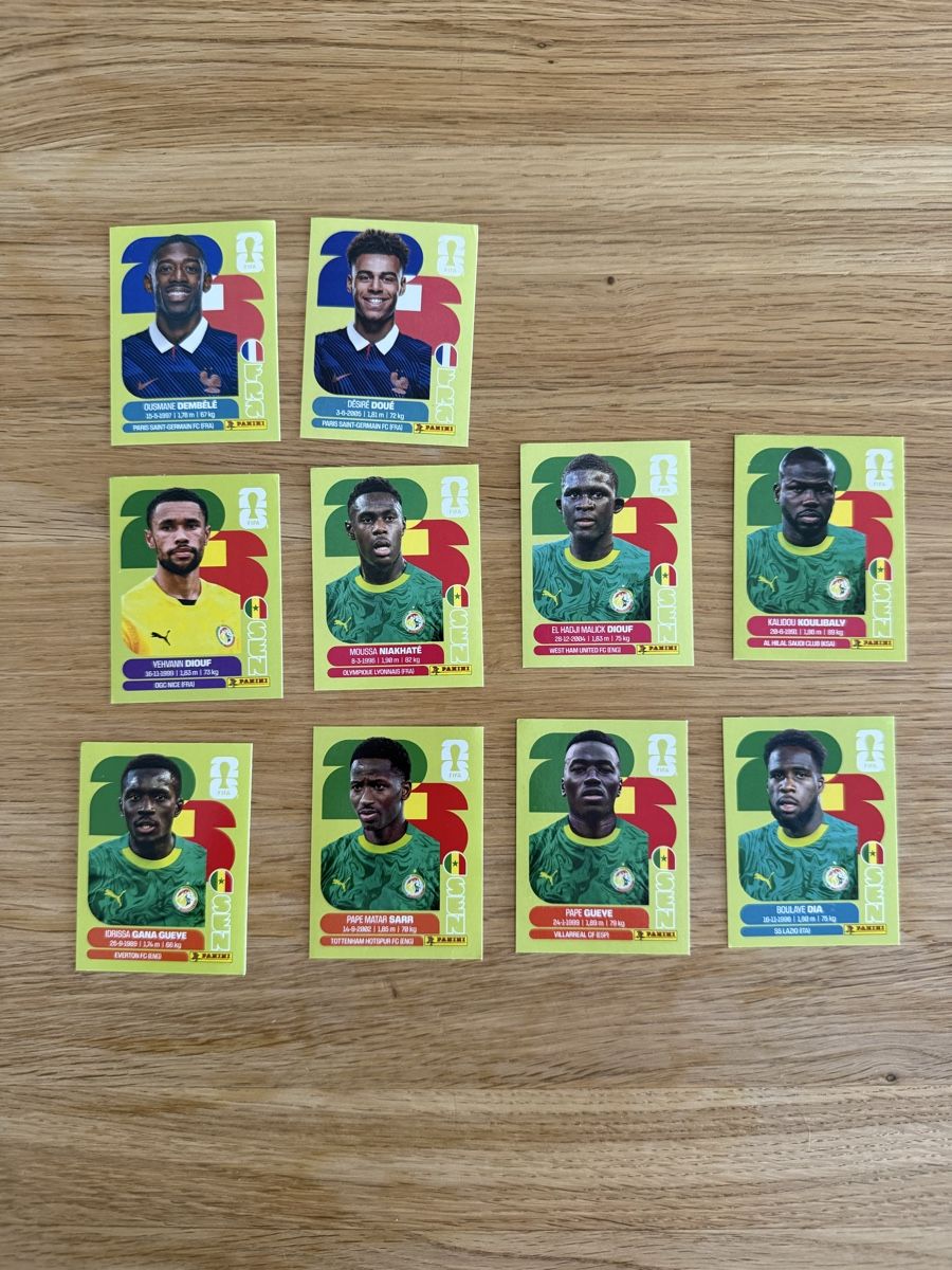Panini Sammelbilder & Trading cards: Panini Frankreich & Senegal WM2026 – Neu (gemäss Beschreibung) aus Hellikon von stoudii 1