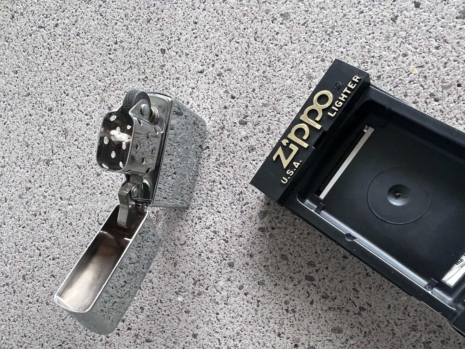 Zippo Feuerzeuge: Zippo Holsten, neu, 90 er Jahre – Neu und originalverpackt aus Richterswil von Solemare47Nicole 2