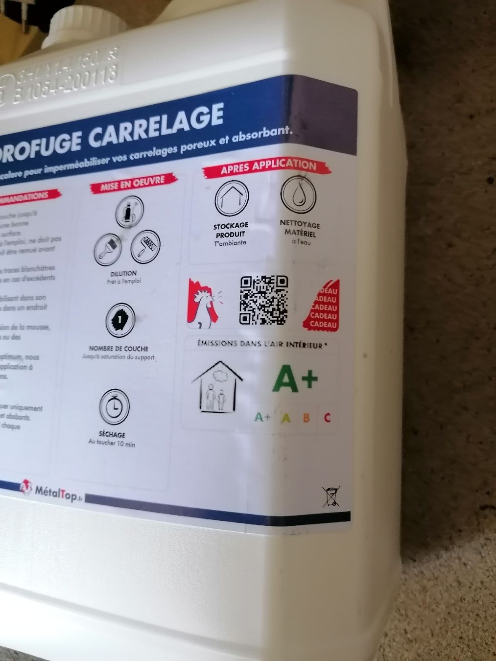 Rivestimenti per pavimenti: Hydrofuge carrelage 5L – Nuovo e nell'imballaggio originale da Le Mont-Pèlerin venduto da dundun1 2