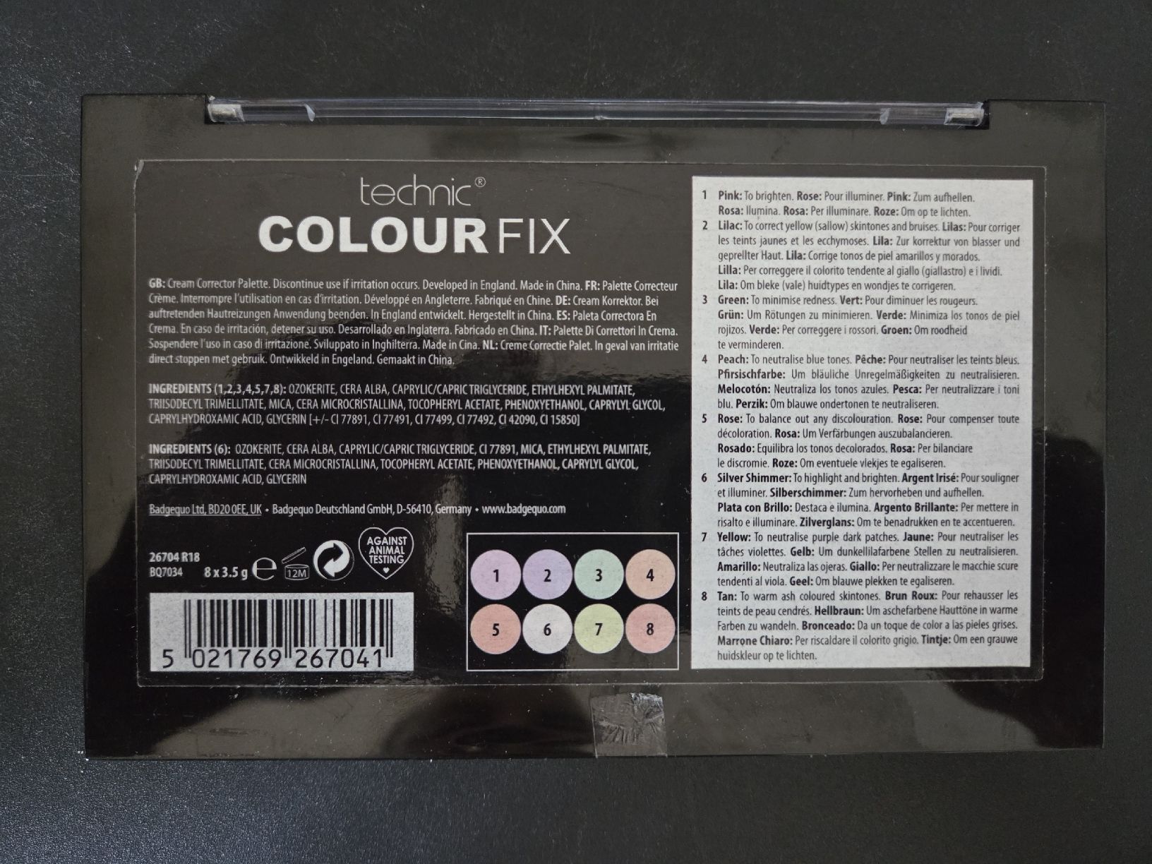 Make-up: Palette Correctrice Technic Colour Fix, NEUVE! ✨ – Nuovo (secondo la descrizione) da Territet venduto da Cenh 3