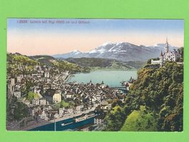 Luzern mit Rigi und Gütsch