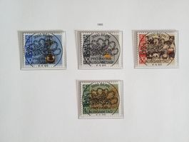 1993 Pro Patria Satz Ersttag Vollstempel mit Gummi