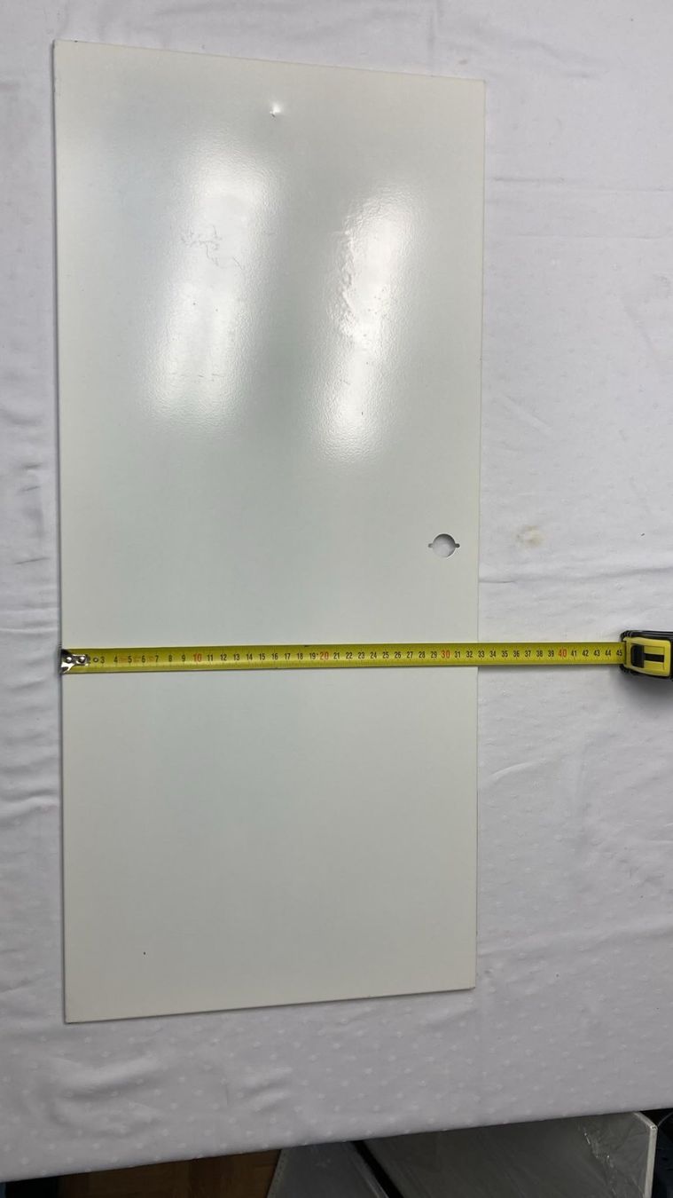 USM Scaffali: USM Haller Klappe / Frontblech 75x35 Weiss – Usato da Dietikon venduto da Rima57 1