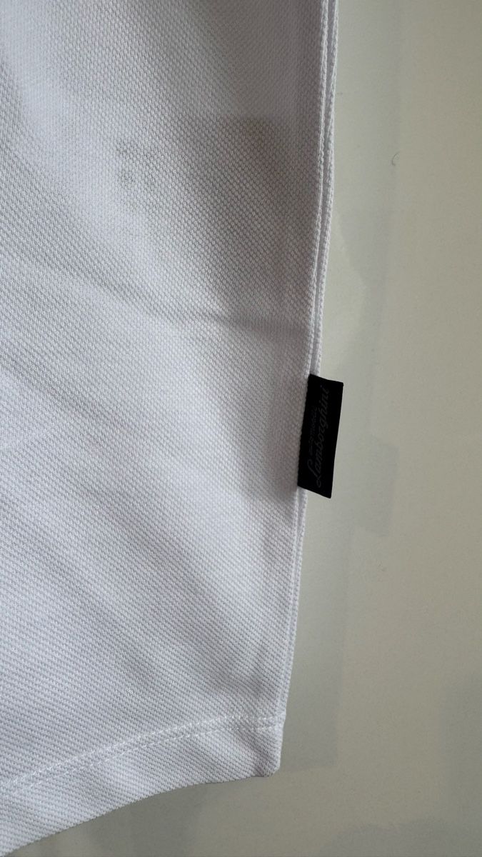 Magliette Polo: Lamborghini Polo Shirt Weiss L – Nuovo e nell'imballaggio originale da Brugg AG venduto da GiovanniVercetti 2