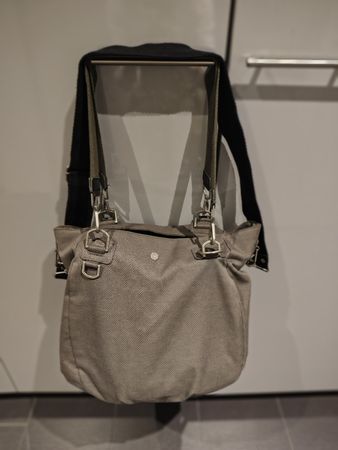 Lässig Wickeltasche, gross, grau mit Zubehör