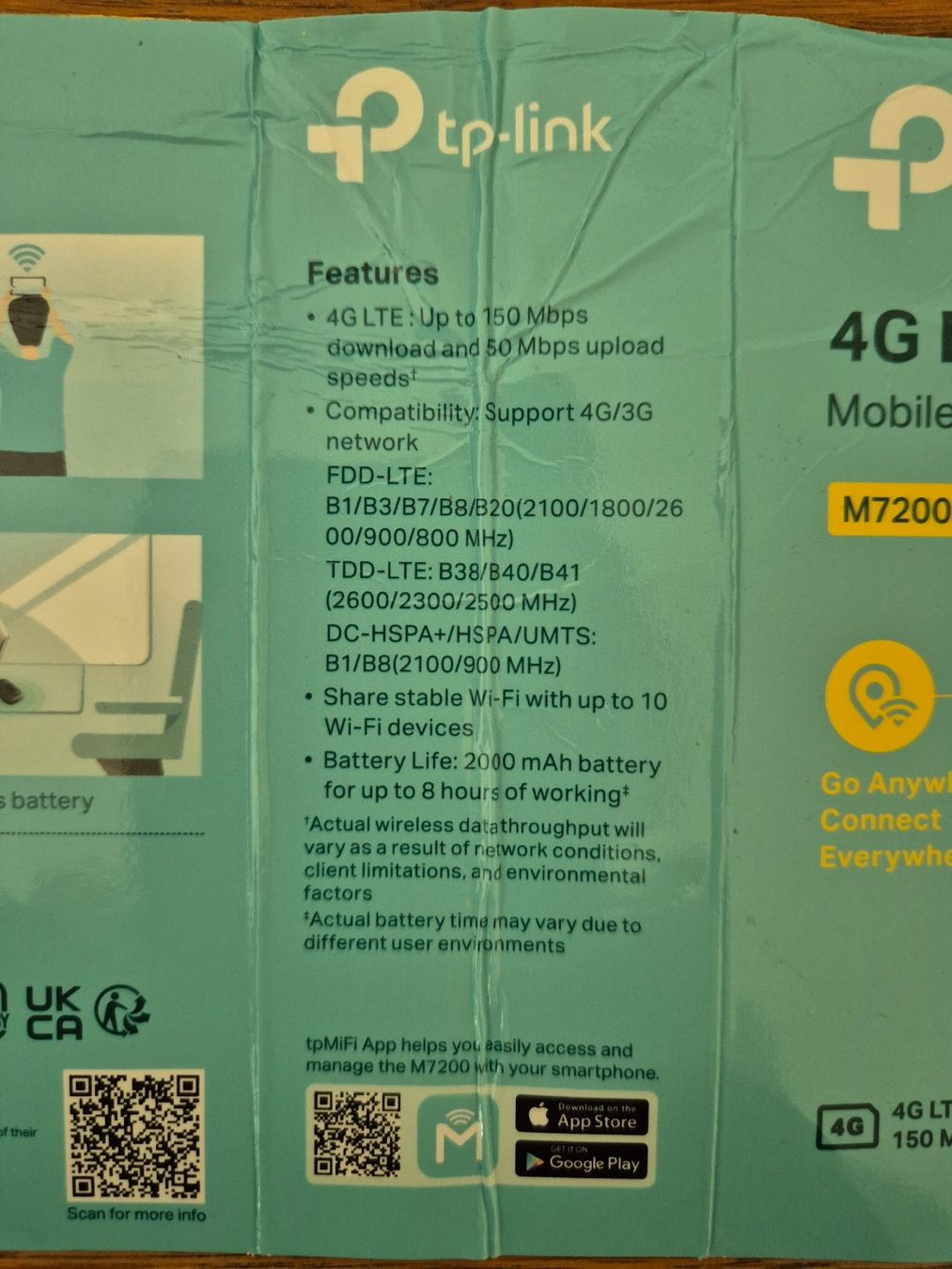 TP-Link Modems & Routeurs: TP-Link M7200 4G LTE Mobile Wi-Fi Router – D'occasion à Uitikon Waldegg par AnjS27 2