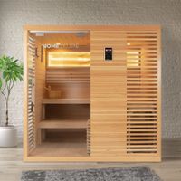 Traditionelle Sauna - LEONIE - 200x160cm für 5 Personen