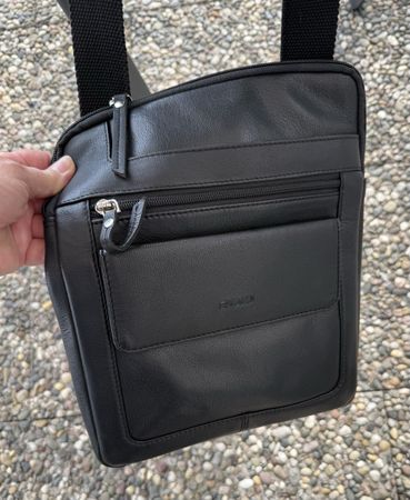 Schwarze Ryłko Herrentasche aus Leder – Top Zustand! 53