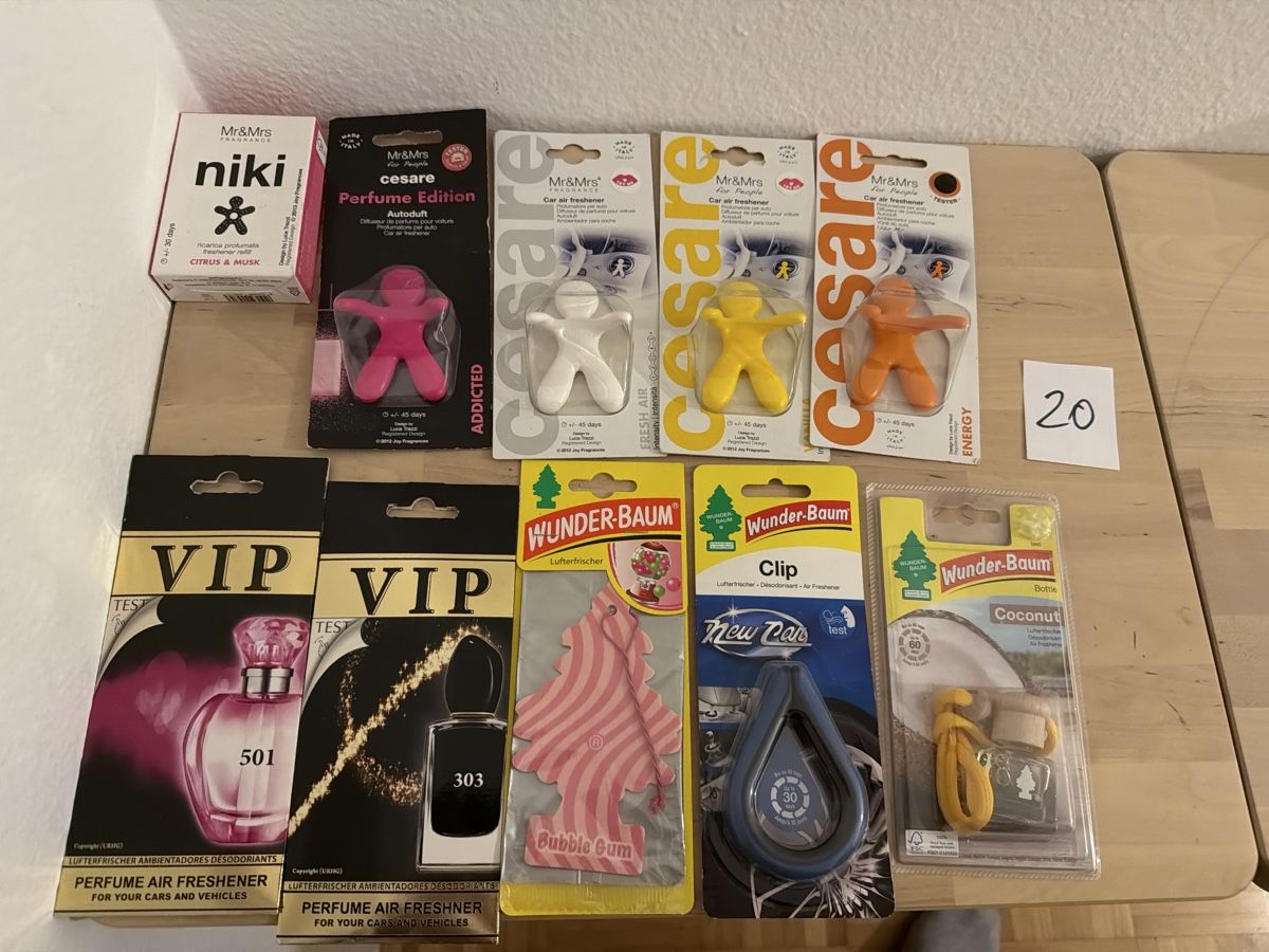Deodoranti per ambiente: Autoduftbäume 10stk diverse 20 – Nuovo e nell'imballaggio originale da Kloten venduto da sze_wb99