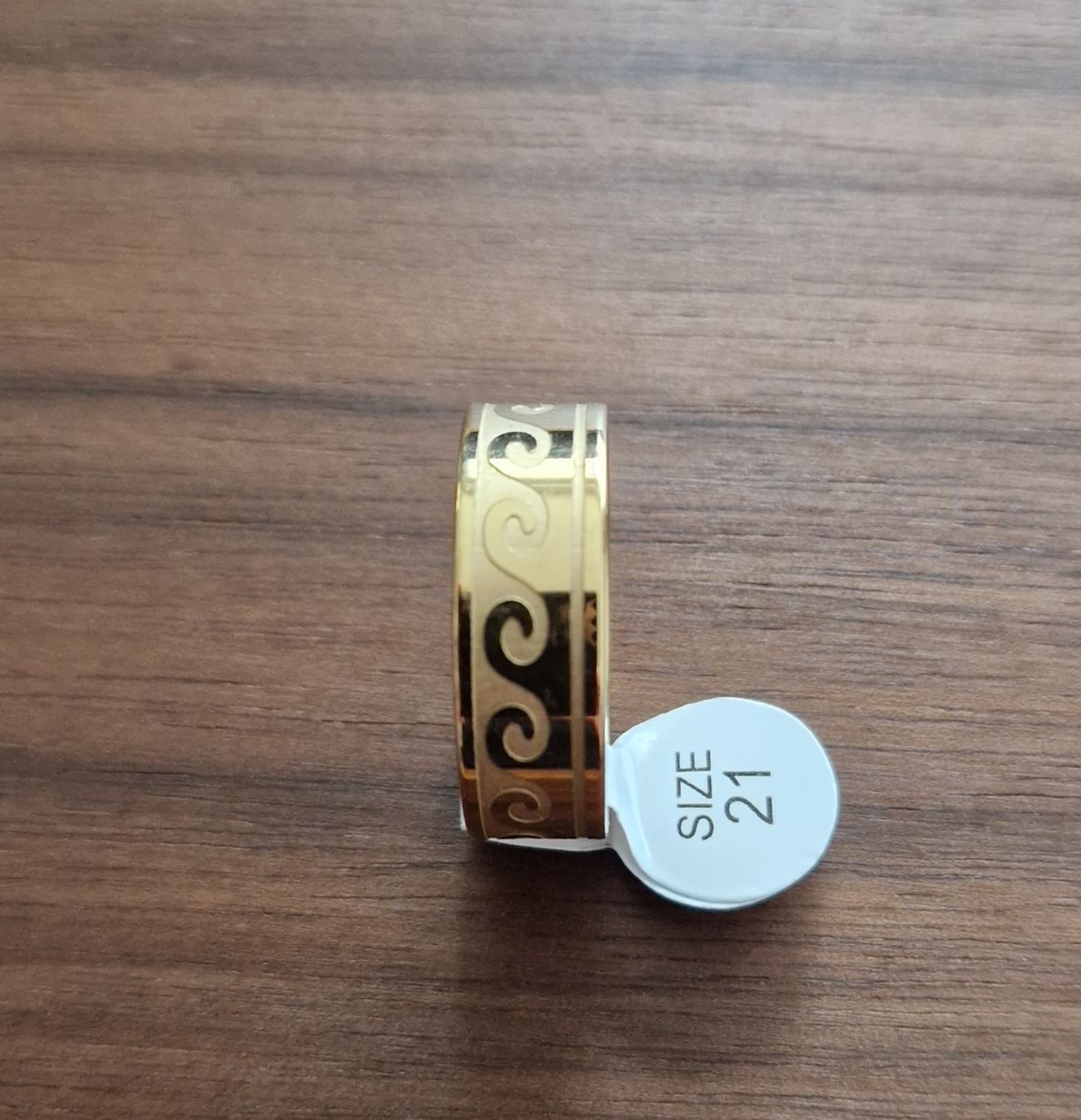Anelli: Goldener Herrenring, Grösse 21, Neu – Nuovo e nell'imballaggio originale da Safenwil venduto da Lenzburg-Gretzenbach 2