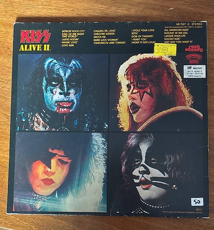 Dischi in vinile: LP KISS - Alive II – Usato da Viganello venduto da 597_k72f 1