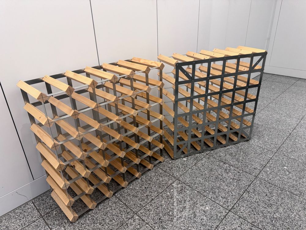 6 Weinregale Aus Metall Zur Wandmontage – Goldfarbene Flaschenhalter Für Küche, Bar & Deko