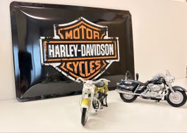 Harley-Davidson Schild mit 2 Modellen