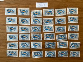 72Fr Flugpost Frankaturware postfrisch ungestempelt Neu