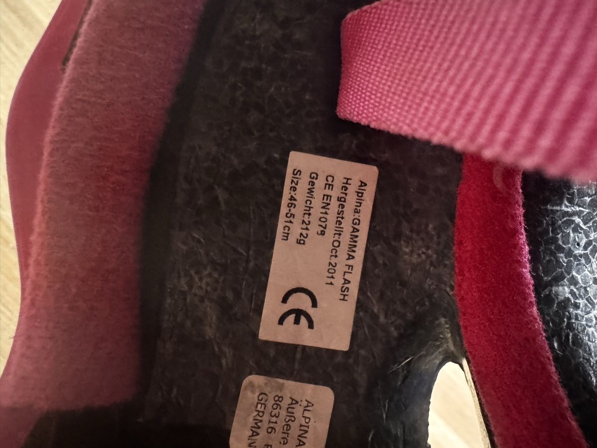 Alpina Helme: Kinder Helm ALPINE GAMMA FLASH pink Grösse 46-51cm – Gebraucht aus egliswil von misule 2