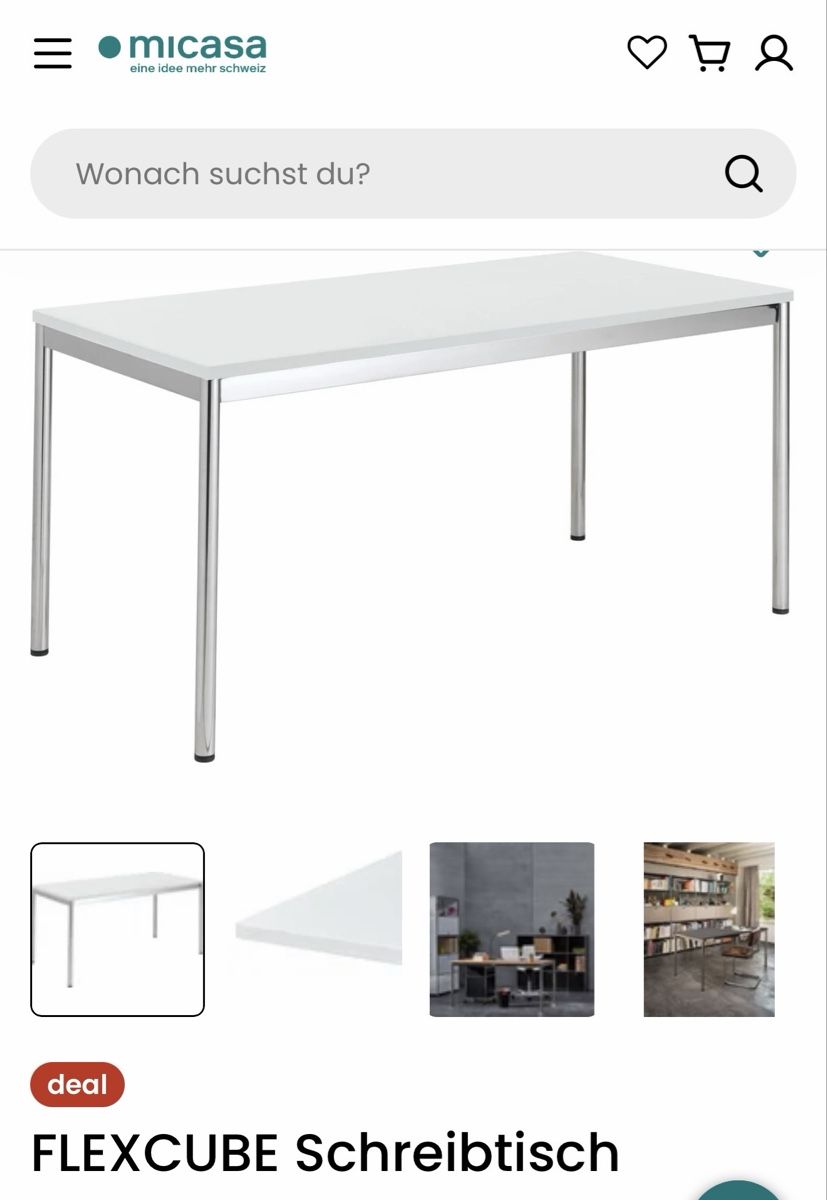Micasa Schreibtische: Schreibtisch Flexcube – Gebraucht aus Altendorf von Carcoura