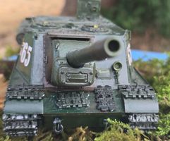 Modellino carro armato verde usato