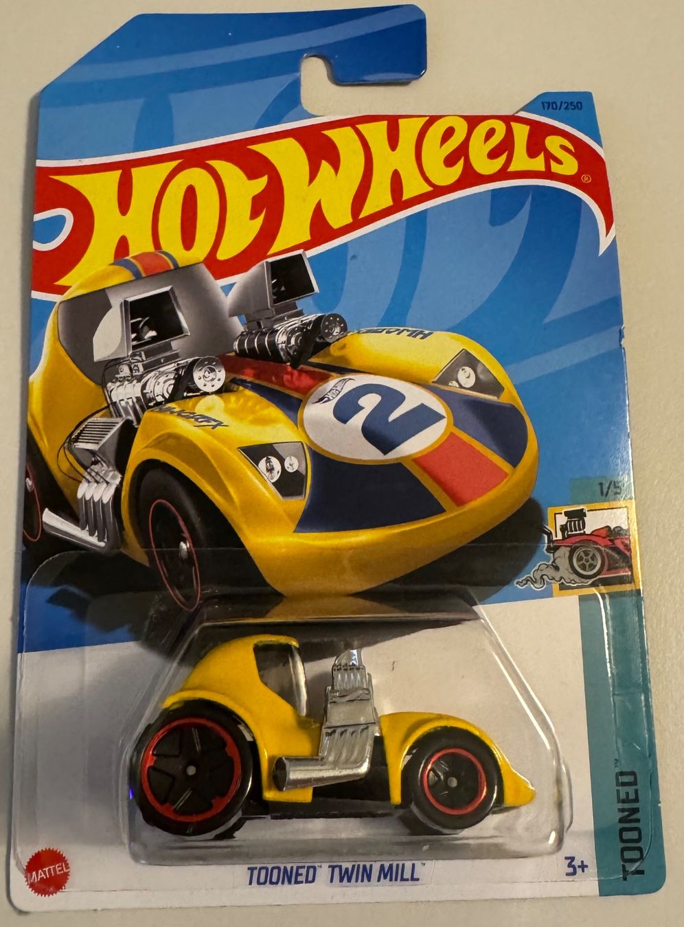 Hot Wheels Modellini d'auto: Hot Wheels TOONED TWIN MILL – Nuovo e nell'imballaggio originale da Spreitenbach venduto da Pariguayo