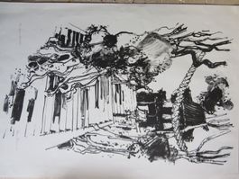 KLAUS BRUNNER LITHOGRAPHIE SIGNIERT KÜNSTLERPROBE