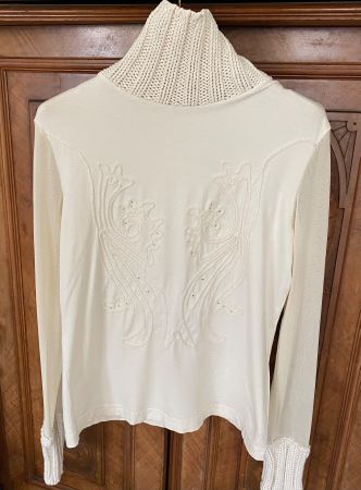 Verzierter Pullover, Grösse S