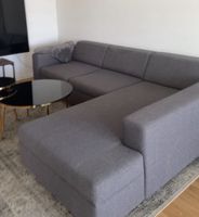 Ecksofa grau Stoff guter Zustand 250x160cm