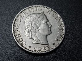 Schöner 20 Rp. 1925 ab Fr. 2.--