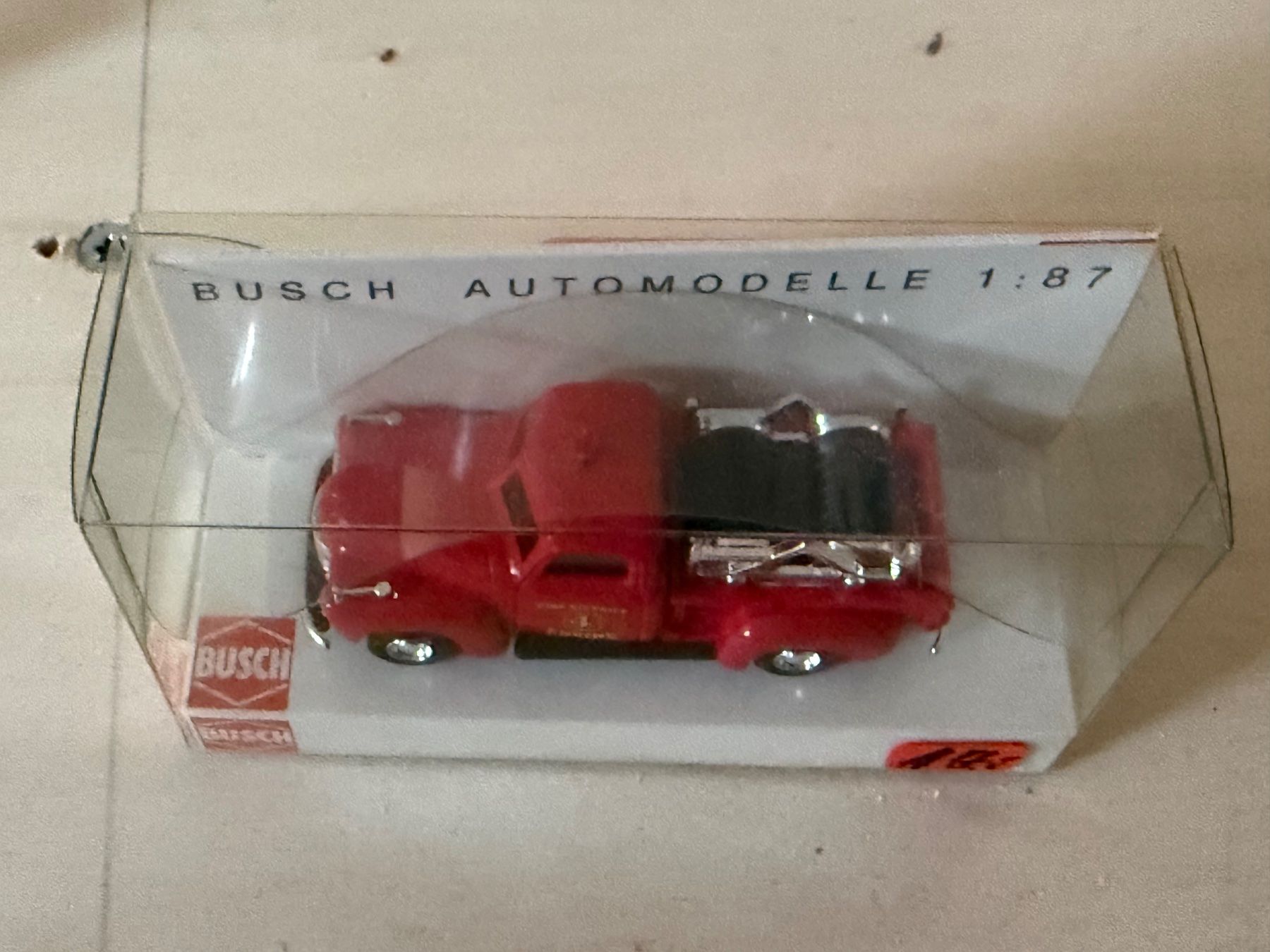 Busch Kit di modellismo & Modellini statici: Modèle pompier US Busch H0 – Nuovo e nell'imballaggio originale da Morrens VD venduto da YannD02