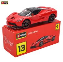 Bburago LaFerrari rosso nero in scatola