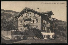 AK Serneus bei Klosters, Hotel Kronenhof