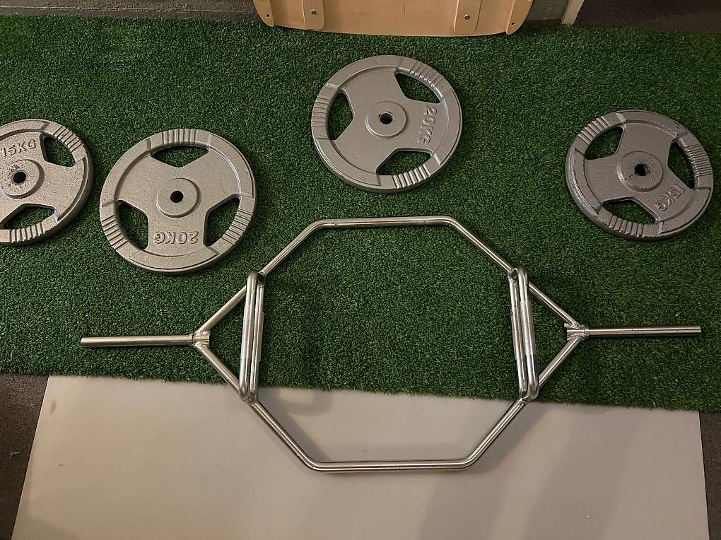 Manubri & Pesi: Hex Bar / Trap Bar mit 60kg Gewicht – Usato da Arlesheim venduto da FS_79 2