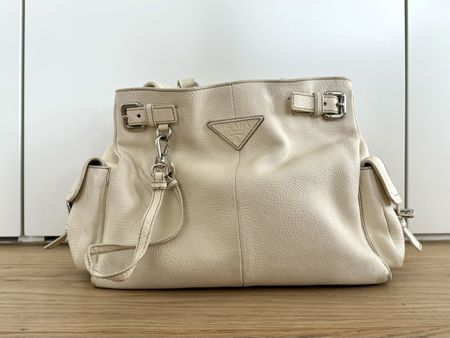Vintage Prada Tasche in weiss