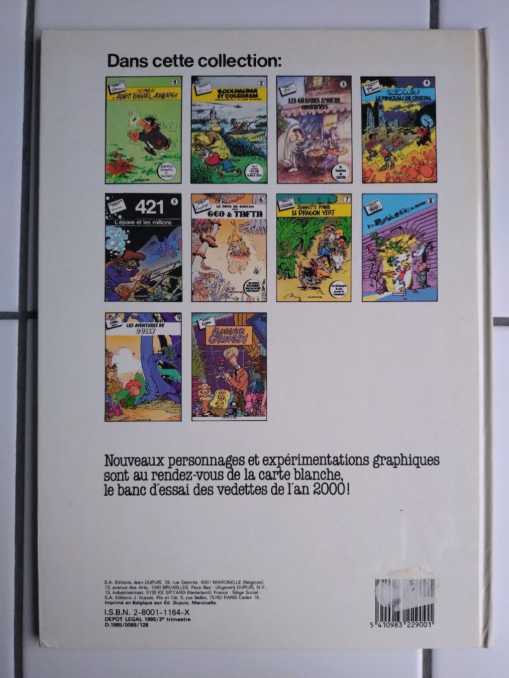 Comics: Aleister Crowley - Carte blanche Spirou 10 EO – Gebraucht aus Farvagny-le-Grand von LaCaverne 1